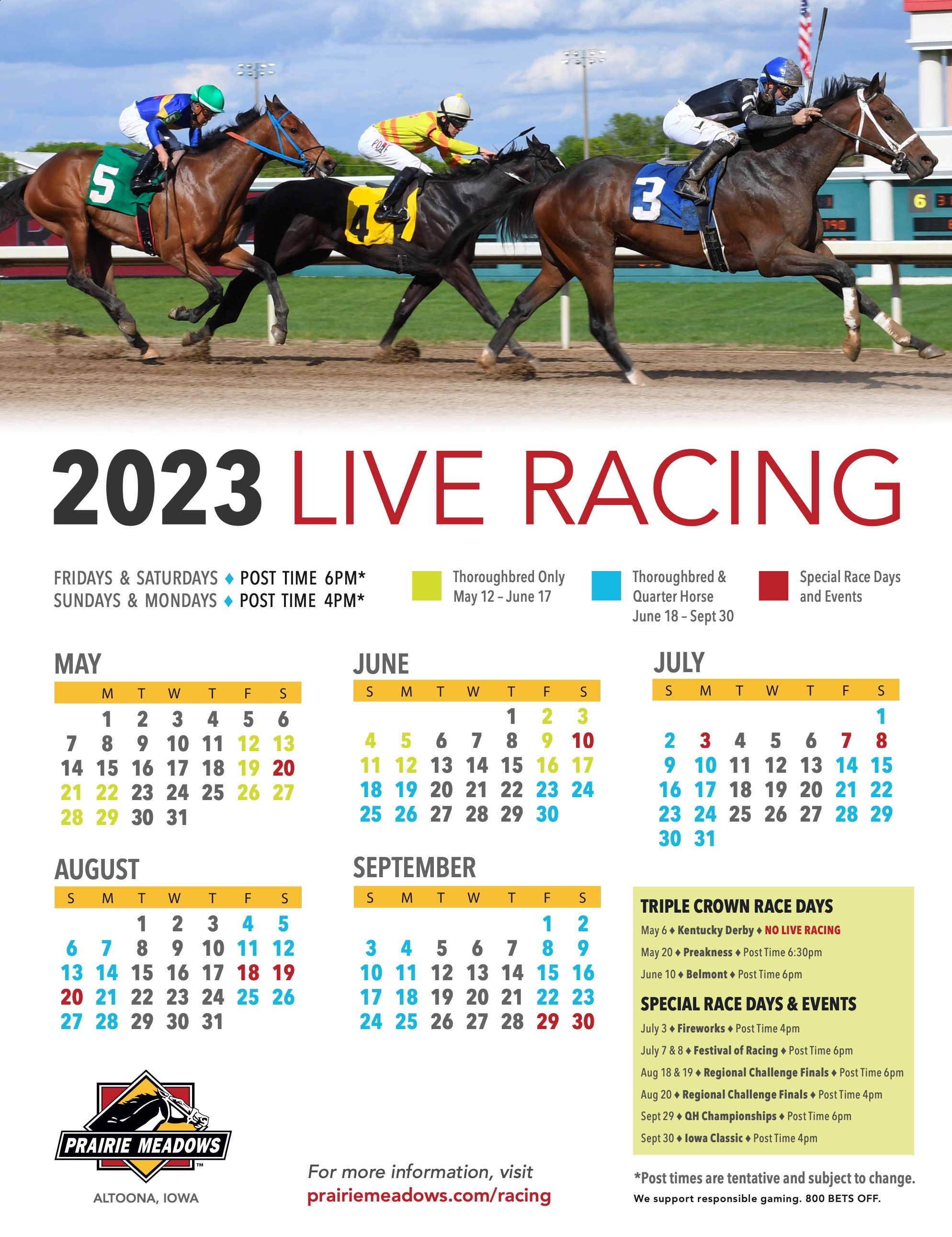 The Meadows Racing Calendar - Jessica Thomson